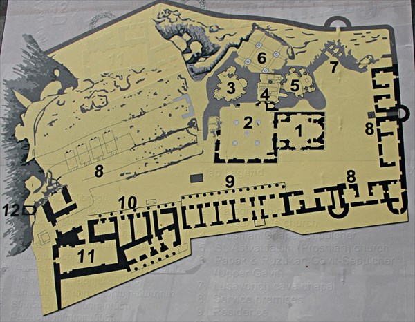 061-Схема монастыря Гегард